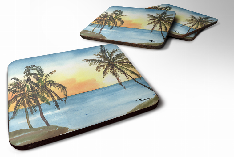 Palm Tree Foam Coaster - 705332151375