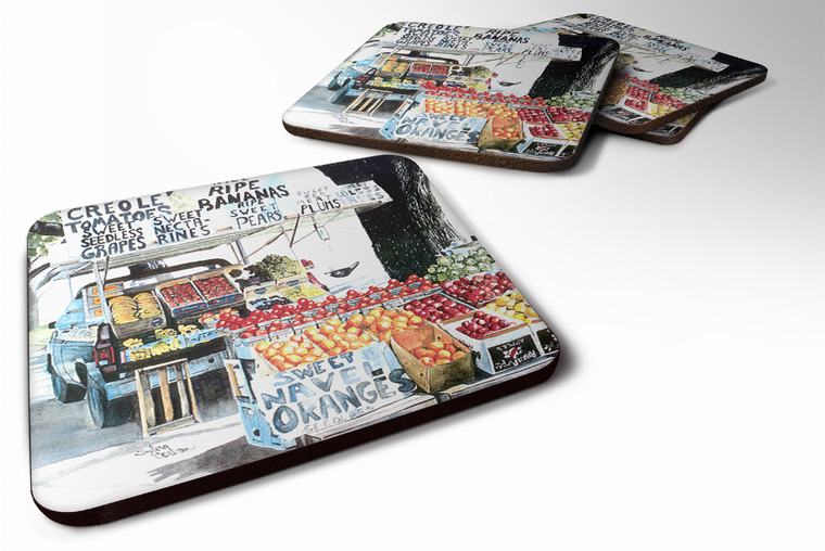 Fruit Stand Foam Coaster - 705332153874