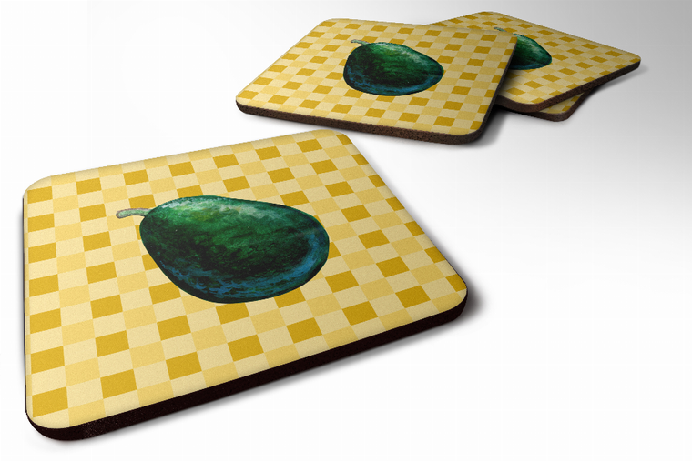 Whole Fruit on Basketweave Foam Coaster - 638508825711