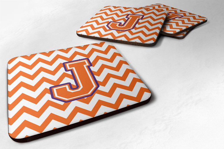 Letter Chevron Foam Coaster Set of 4 - 638508288592