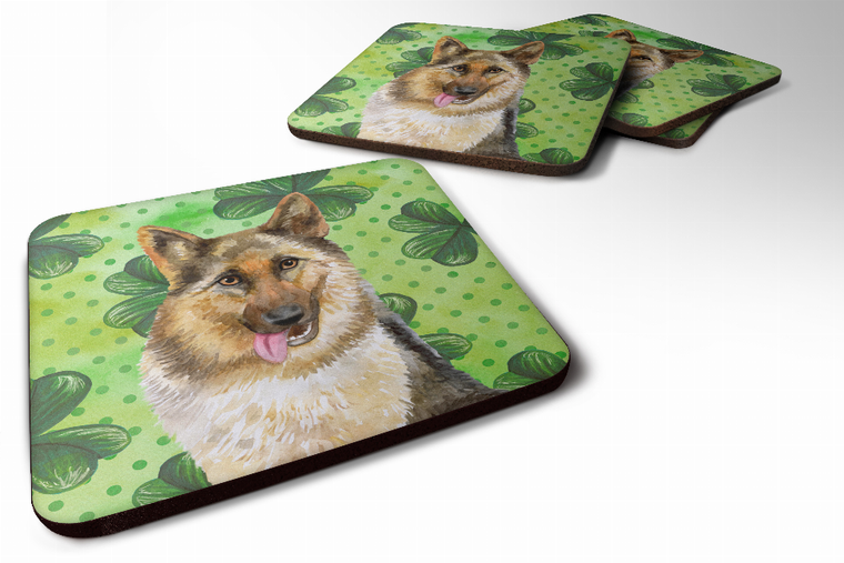 St Patrick's Design with Dog Foam Coaster Set of 4 - 652259212606