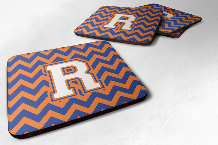 Letter Chevron Foam Coaster Set of 4 - 638508288158