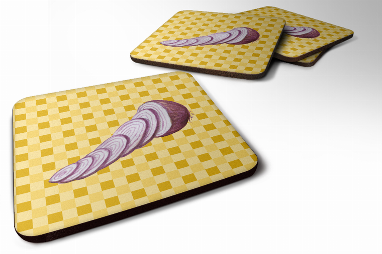 Food on Basketweave Foam Coaster - 638508825629