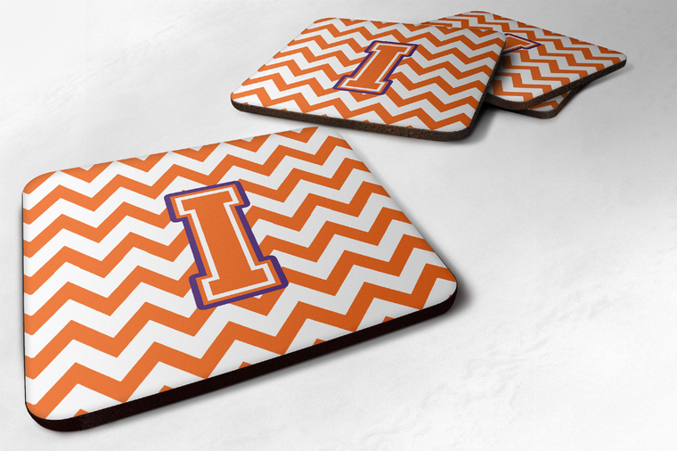 Letter Chevron Foam Coaster Set of 4 - 638508288585
