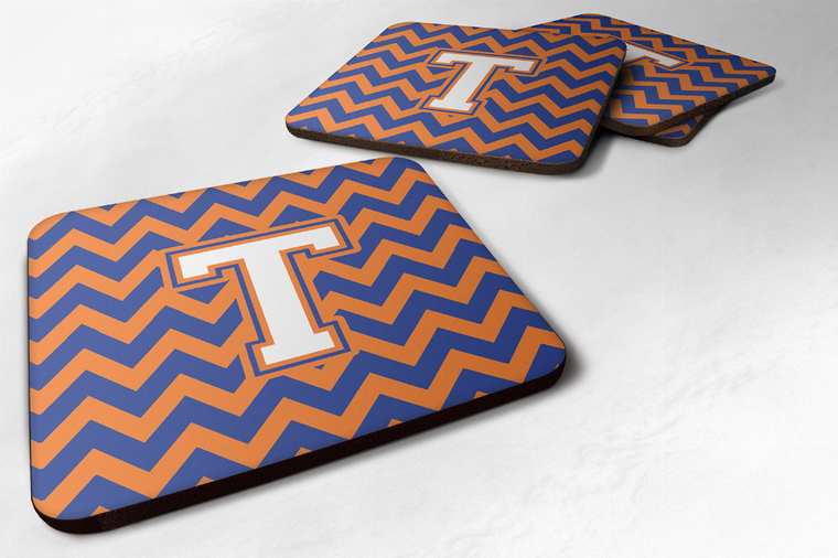 Letter Chevron Foam Coaster Set of 4 - 638508288172
