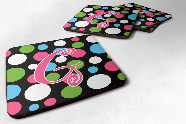 Letter Monogram - Foam Coaster Set of 4 - 705332159807