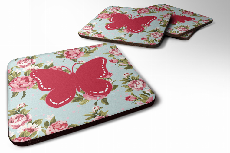 Butterfly Shabby Chic Foam Coaster - 705332173018
