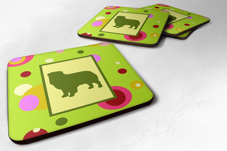 Dog Silhouette Foam Coaster Set of 4 - 705332160827