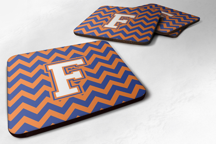 Letter Chevron Foam Coaster Set of 4 - 638508288035