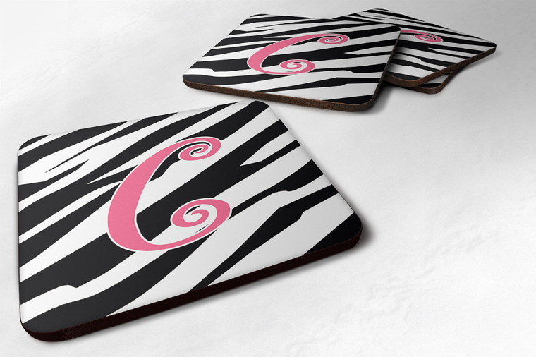 Letter Monogram - Foam Coaster Set of 4 - 705332159524