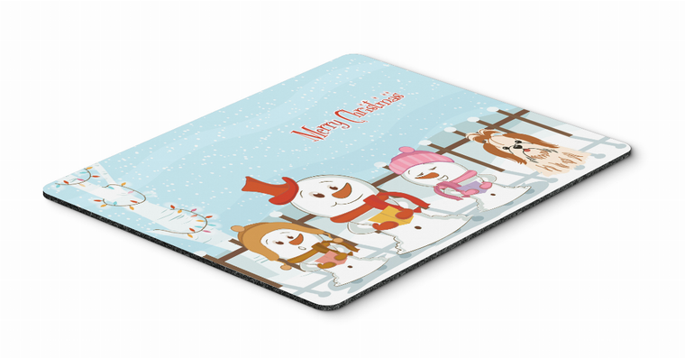 Merry Christmas Carolers Mouse Pad, Hot Pad or Trivet - 638508462541