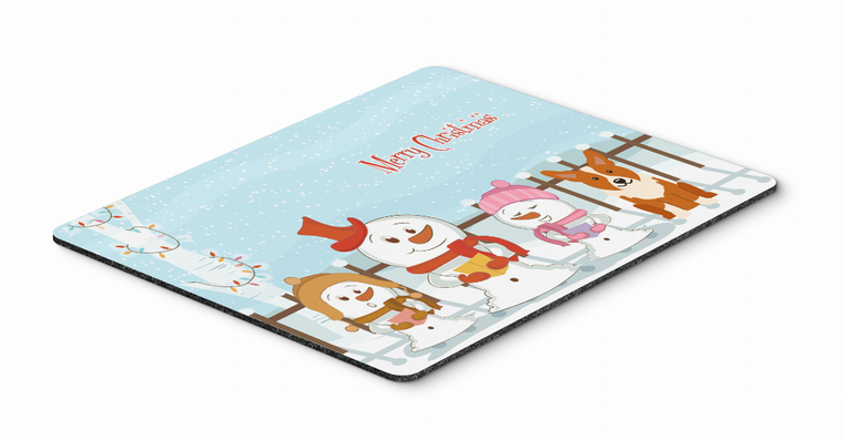 Merry Christmas Carolers Mouse Pad, Hot Pad or Trivet - 638508462671