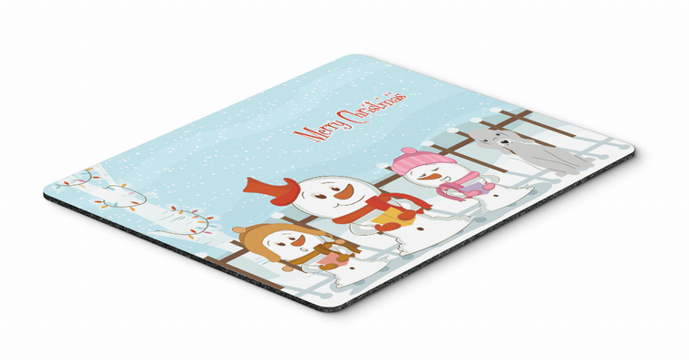 Merry Christmas Carolers Mouse Pad, Hot Pad or Trivet - 638508462572