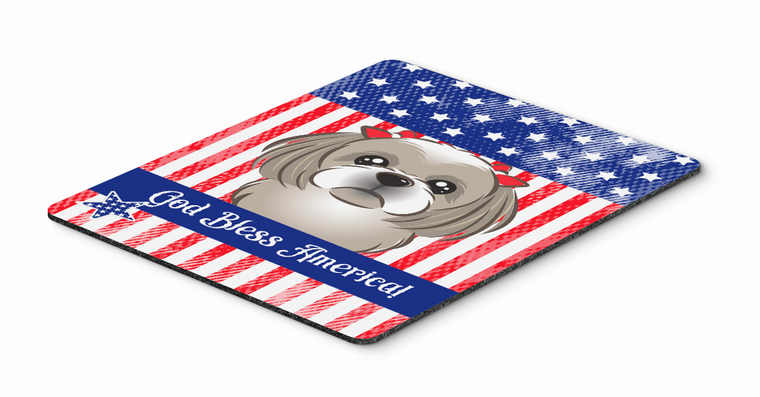 American Flag Mouse Pad, Hot Pad or Trivet - 638508200976