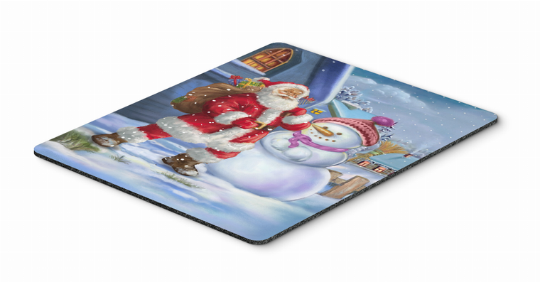 Santa Claus Themd Mouse Pad, Hot Pad or Trivet - 638508153524