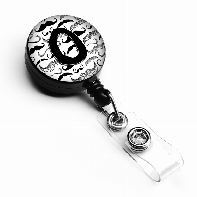 Moustache Initial Retractable Badge Reel - 638508555656