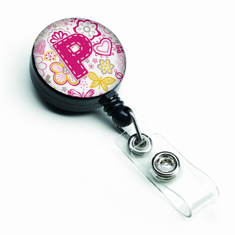 Flowers and Butterflies Retractable Badge Reel - 638508554628