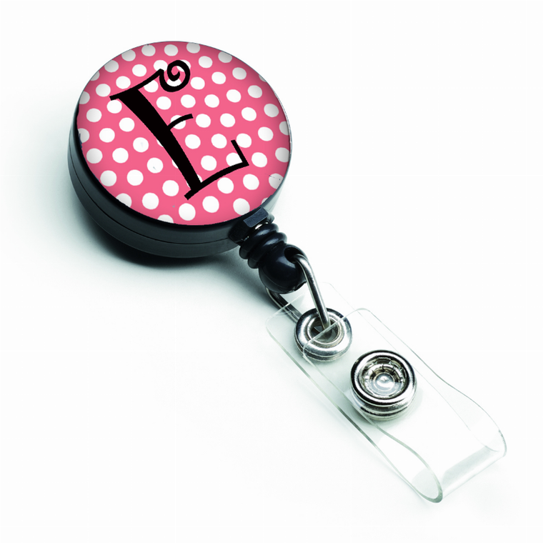 Polka Dots Retractable Badge Reel - 638508549822