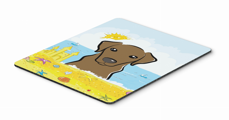 Dog Breed Summer Beach Mouse Pad, Hot Pad or Trivet - 638508200198