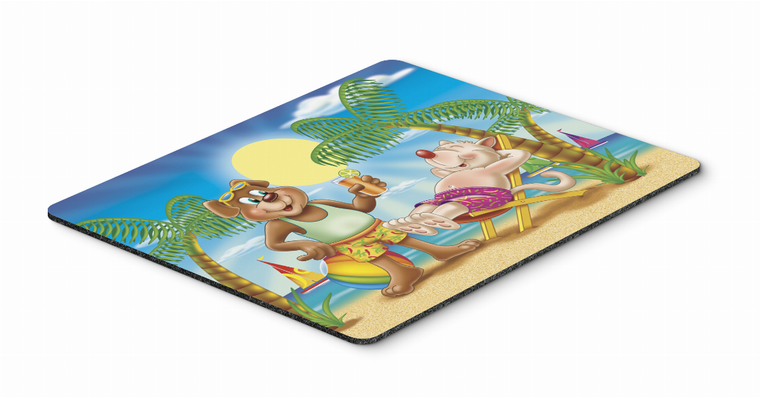 Beach Themed Mouse Pad, Hot Pad or Trivet - 638508236302