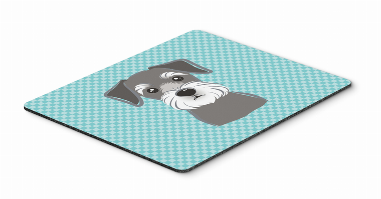 Checkerboard Design with Dog Mouse Pad, Hot Pad or Trivet - 615872912834