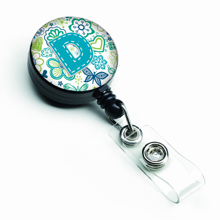 Flowers and Butterflies Retractable Badge Reel - 638508554765