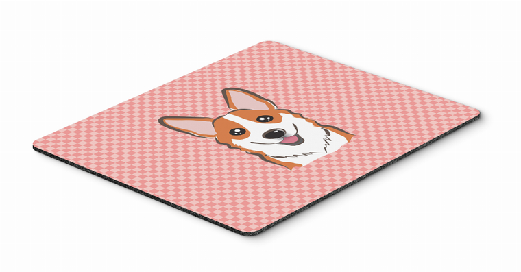 Checkerboard Design with Dog Mouse Pad, Hot Pad or Trivet - 615872913930