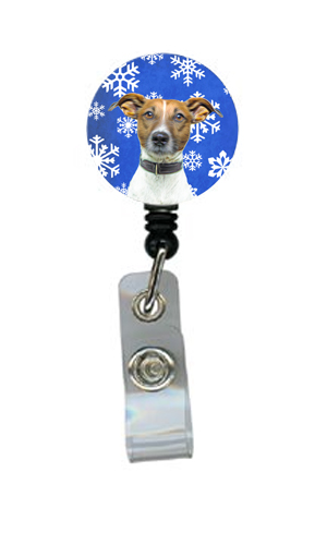 Winter Snowflakes Retractable Badge Reel - 615872868834