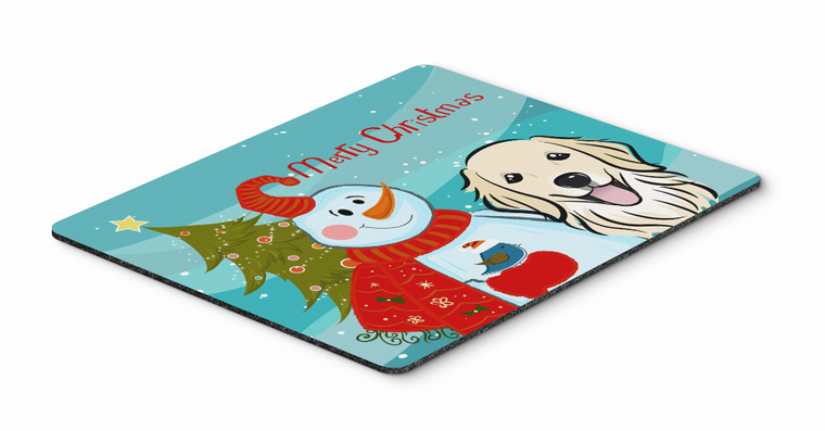 Snowman with Mouse Pad, Hot Pad or Trivet - 638508135308