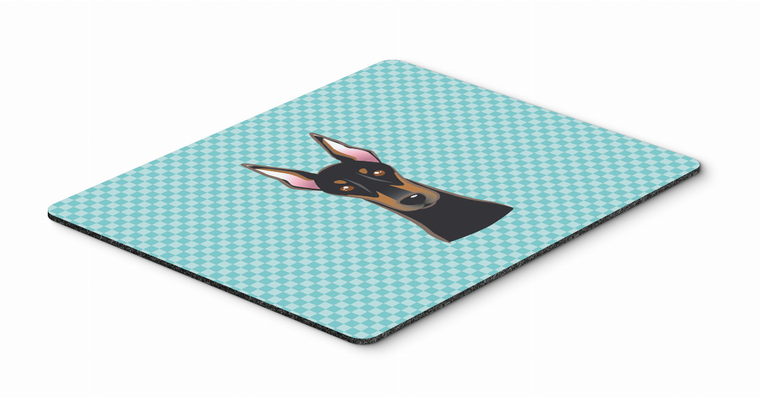 Checkerboard Design with Dog Mouse Pad, Hot Pad or Trivet - 615872913220