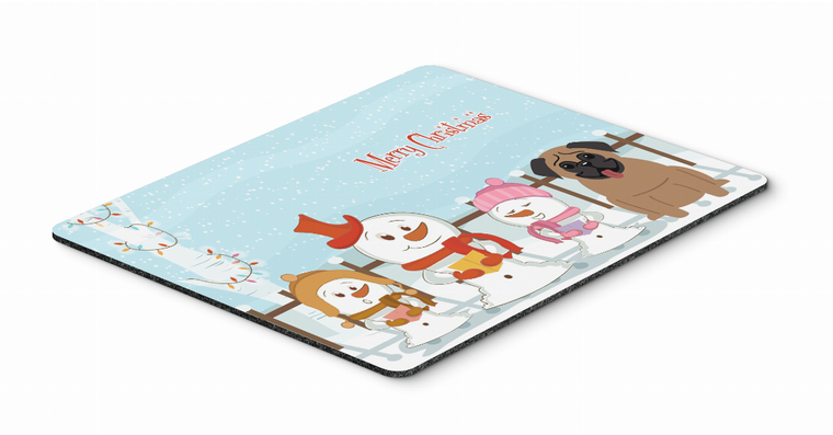 Merry Christmas Carolers Mouse Pad, Hot Pad or Trivet - 638508461728