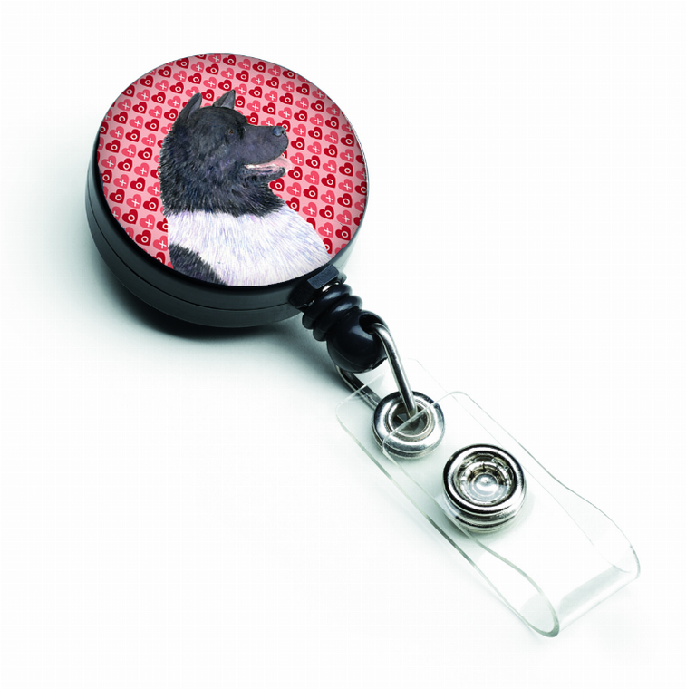 Valentine's Day Portrait Retractable Badge Reel - 705332231817