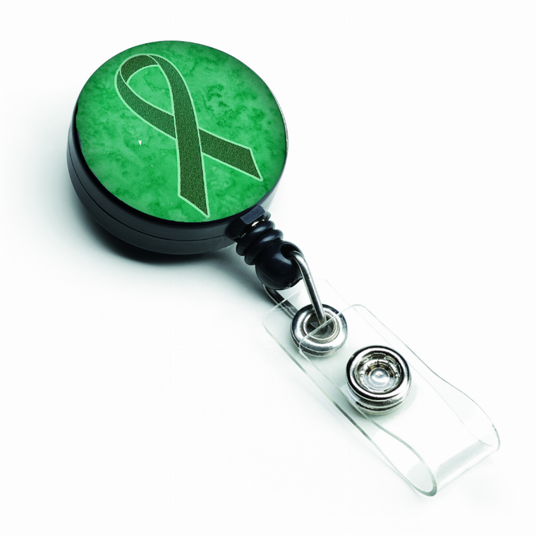 Cancer Awareness Ribbon Retractable Badge Reel - 615872856527