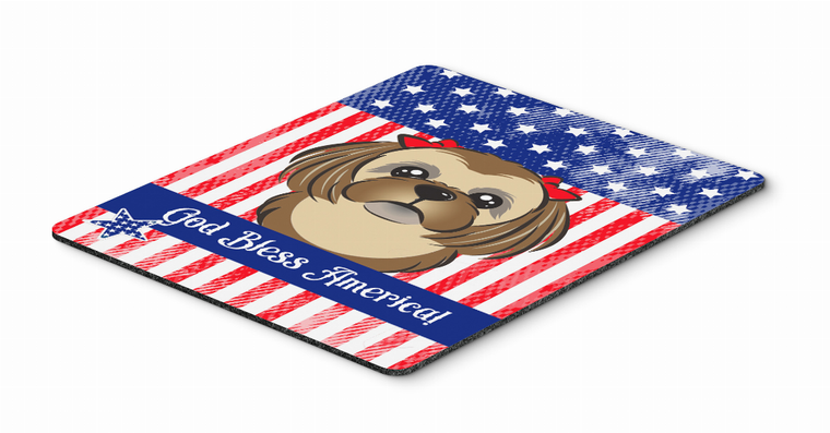 American Flag Mouse Pad, Hot Pad or Trivet - 638508200969