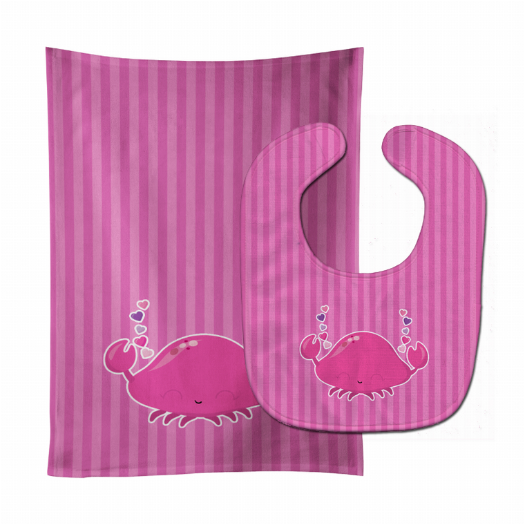Shellfish Baby Bib & Burp Cloth - 638508802422