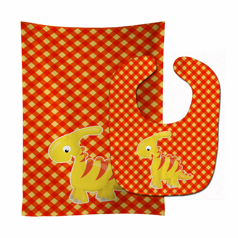 Dinosaur Baby Bib & Burp Cloth - 638508800060
