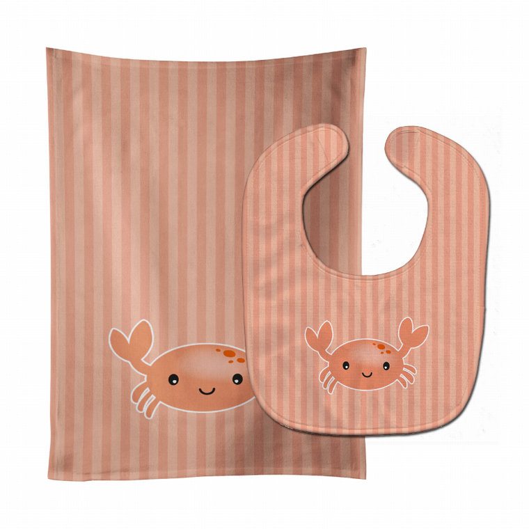 Shellfish Baby Bib & Burp Cloth - 638508802347