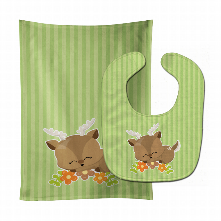 Animal Baby Bib & Burp Cloth - 652259020348