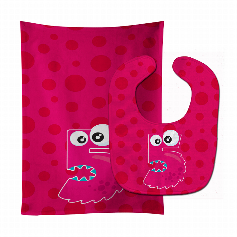 Monster Baby Bib & Burp Cloth - 652259021802
