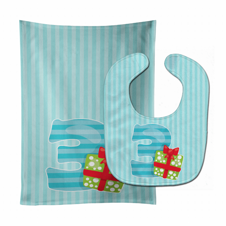 Christmas Baby Bib & Burp Cloth - 652259019779