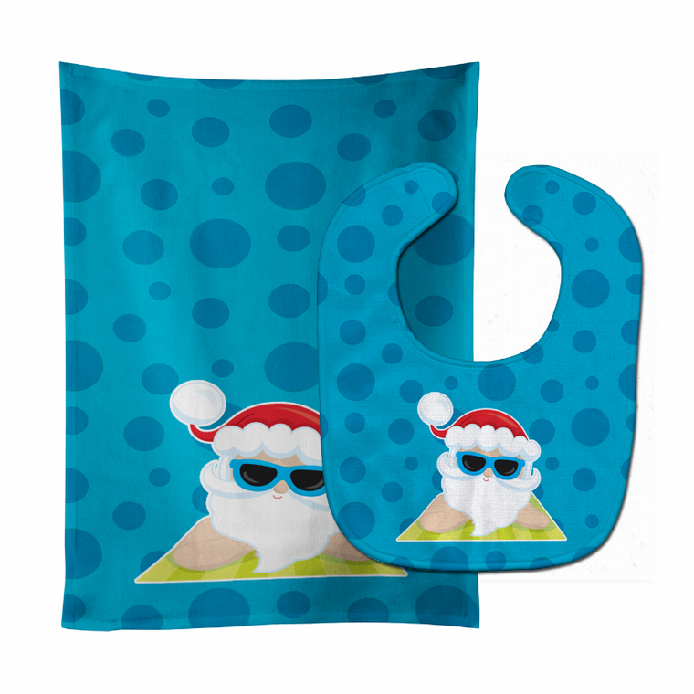 Beach Baby Bib & Burp Cloth - 652259018857
