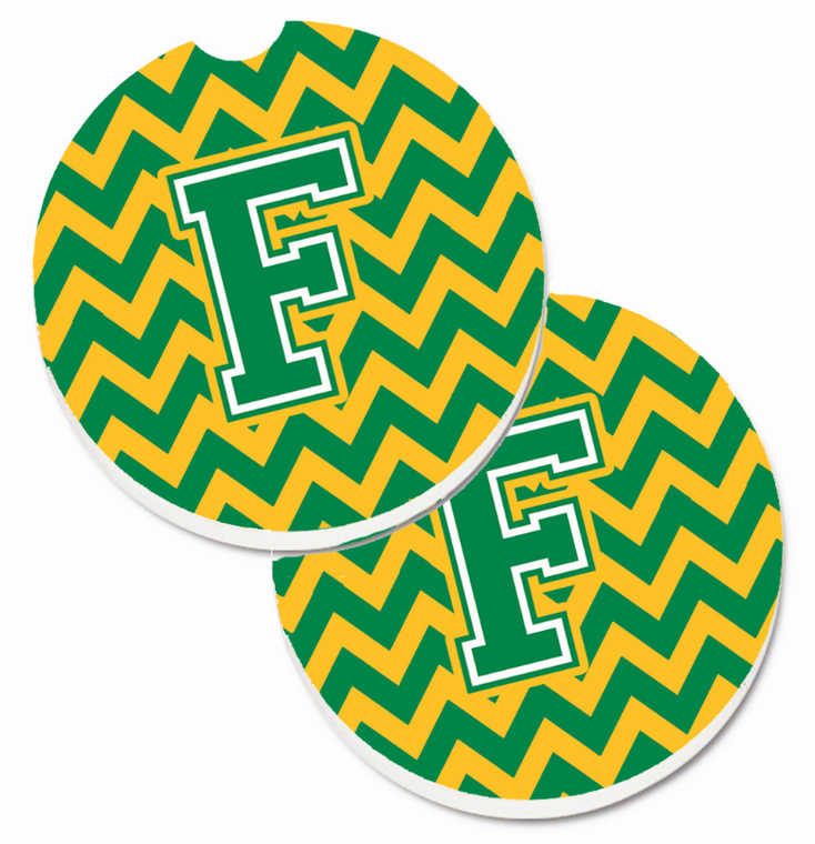 Letter Chevron Cup Holder Car Coasters (Set of 2) - 638508576903