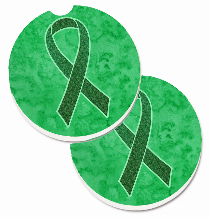 Cancer Awareness Cup Holder Car Coasters (Set of 2) - 638508563835