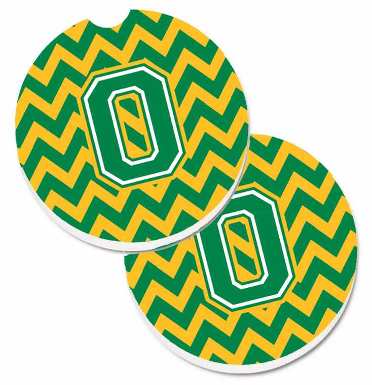 Letter Chevron Cup Holder Car Coasters (Set of 2) - 638508576996