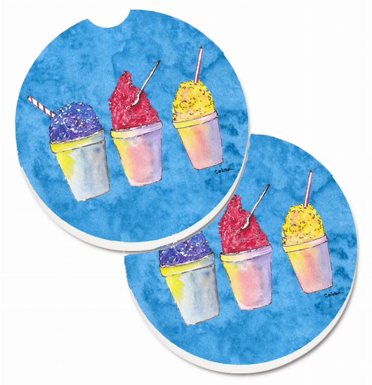 Holiday Cup Holder Car Coasters (Set of 2) - 638508563101