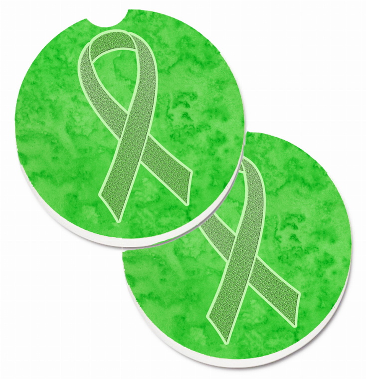 Cancer Awareness Cup Holder Car Coasters (Set of 2) - 638508563750