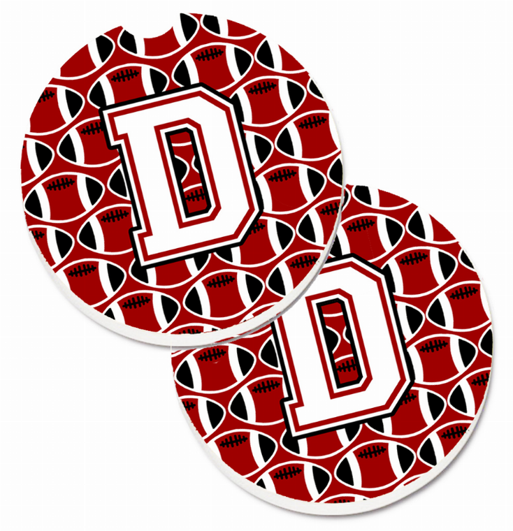 Letter Football Cup Holder Car Coasters (Set of 2) - 638508582867