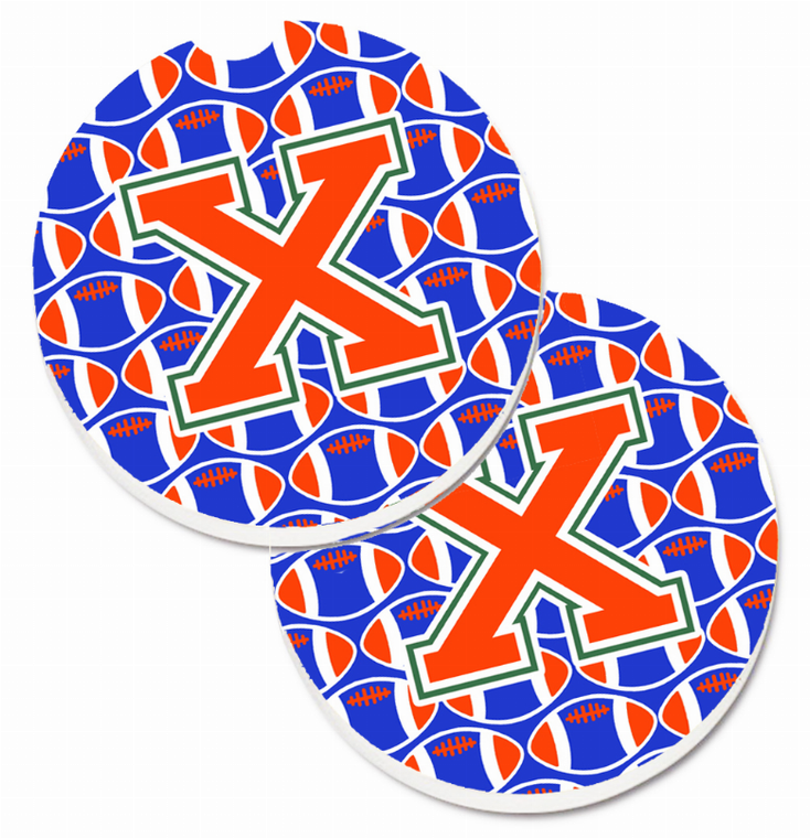 Letter Football Cup Holder Car Coasters (Set of 2) - 638508583321