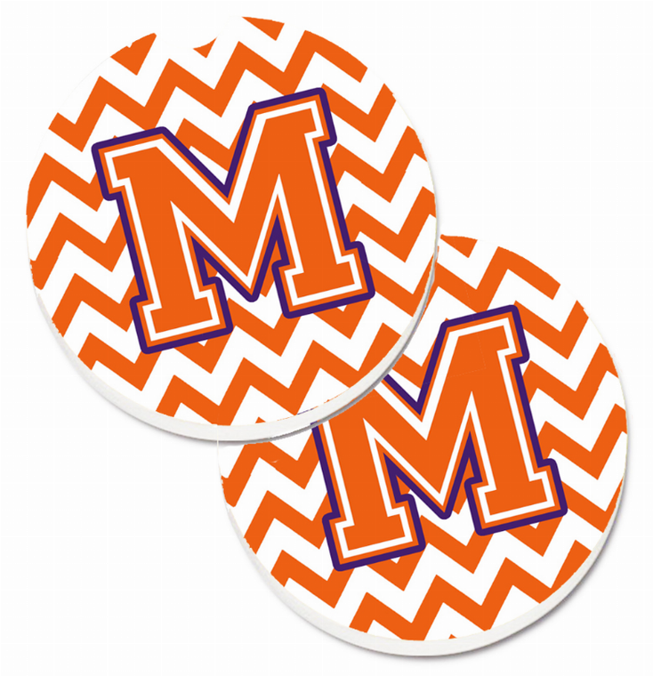 Letter Chevron Cup Holder Car Coasters (Set of 2) - 638508577757