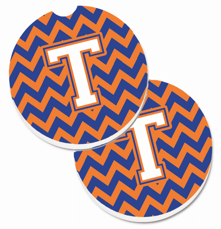 Letter Chevron Cup Holder Car Coasters (Set of 2) - 638508577306